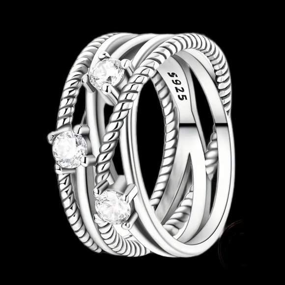 Women’s 925 Sterling Silver Ring - Size 7 - NWT - Picture 2 of 6